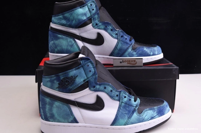 Cheap Husky Jordan Air OG Tie-Dye High 1 CD0461-100 0812